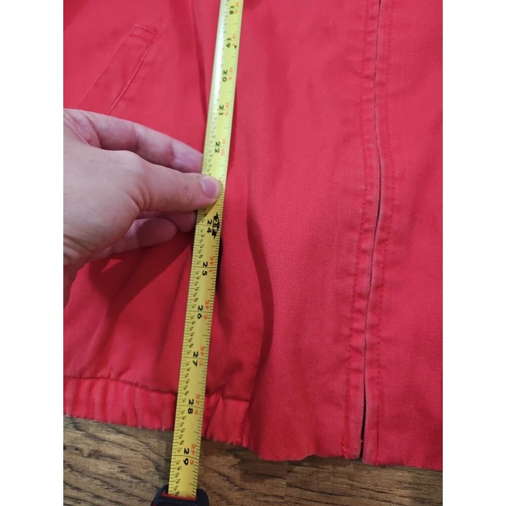 Ralph Lauren Polo Harrington Bomber Jacket Tartan Plaid Lined Men's 2XL Red